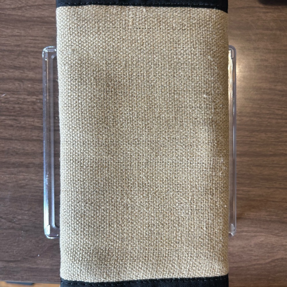 Hemp Canvas Wallet with Black Trim - Picture 6 of 6